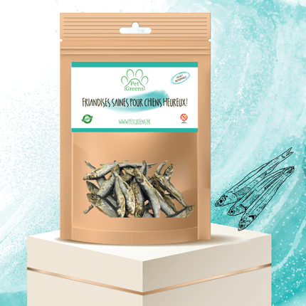 Sprats Petits Anchois sèches pour chiens et chats