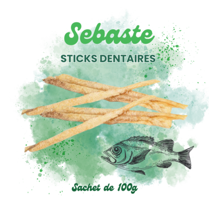 Stick Dentaire Naturel Sébaste pour chien