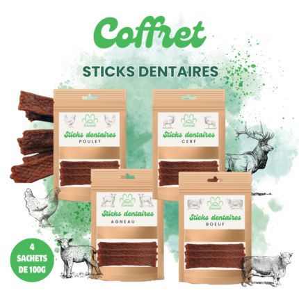 Coffret Sticks Dentaires pour chiens