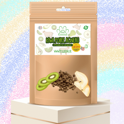 Mix de Friandises pour chiens Kiwi, Poire, Agneau et Curcuma