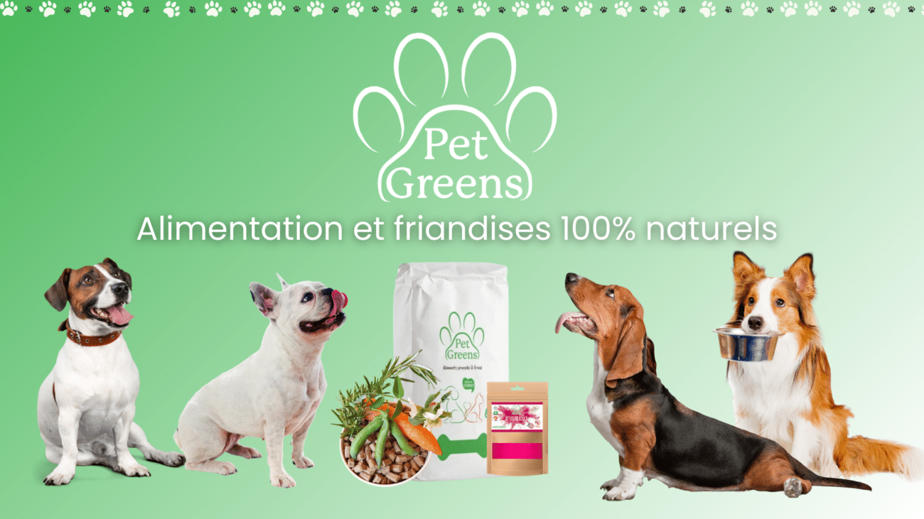 Pet greens Aliments pour chien 100% naturels