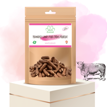 Saucisses de Bœuf Friandises Naturelles pour Chiens