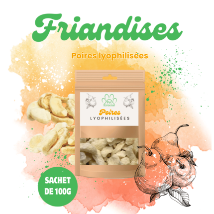 Poires Lyophilisées Friandises pour chiens