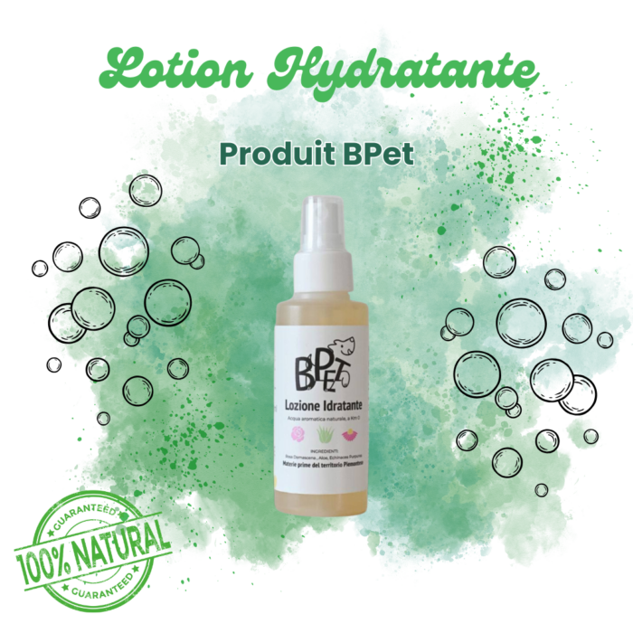 Lotion Hydratante Naturelle BPets pour chiens