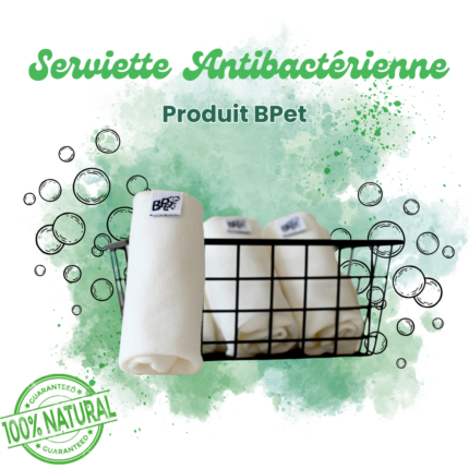 Serviette Antibactérienne BPets pour chiens